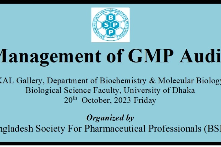 GMP Training Program Title: “Management of GMP Audits”