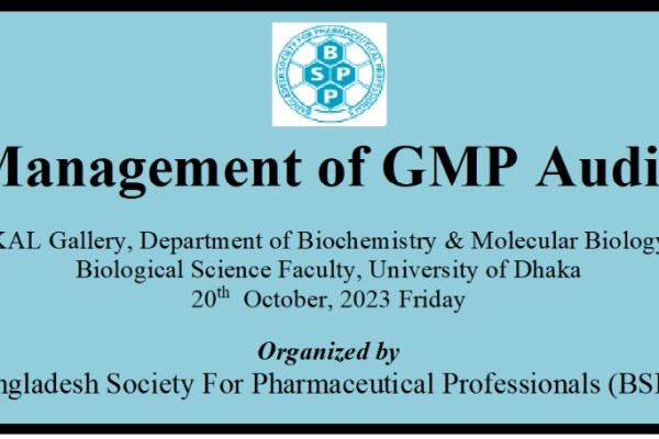 GMP Training Program Title: “Management of GMP Audits”